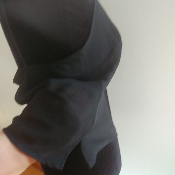 Semi sheer black camisole tank top size 10 - Picture 7 of 8